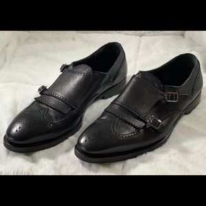 Salvatore Ferragamo Monk Strap Black
